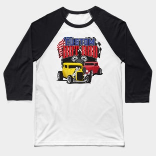 Custom Hotrod Muscle Car 32 chevy coupe ford five window Baseball T-Shirt